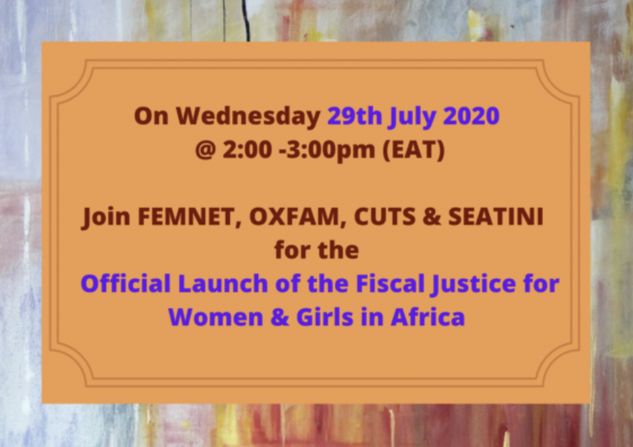 Launch of EU supported Fiscal Justice for Woman and Girls in Africa project